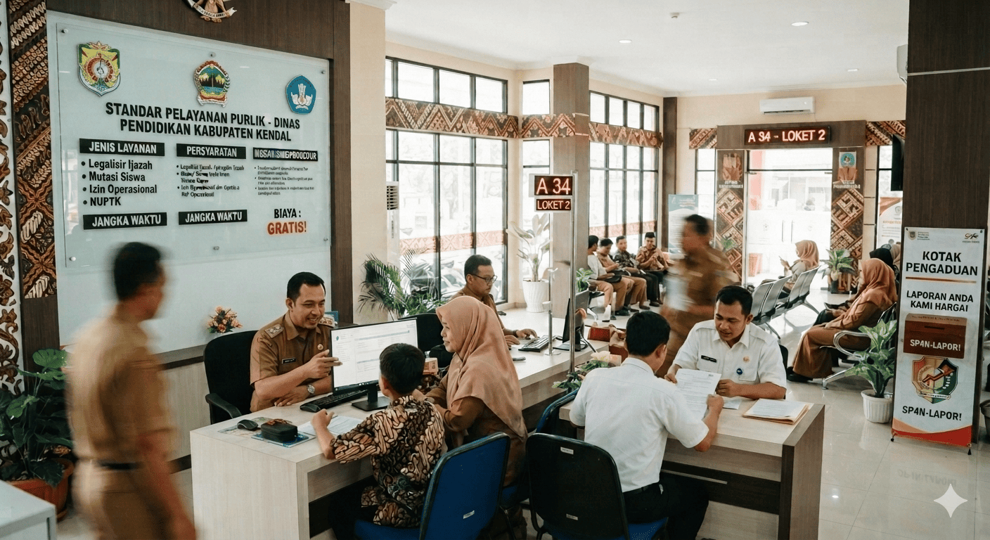STANDAR PELAYANAN PUBLIK PADA DINAS PENDIDIKAN DAN KEBUDAYAAN KAB KENDAL 